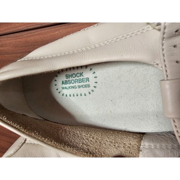 NEW Propet Ortholite Shock Absorber‎ Shoes Mary Jane Ivory Leather Sz 11 - Picture 4 of 5